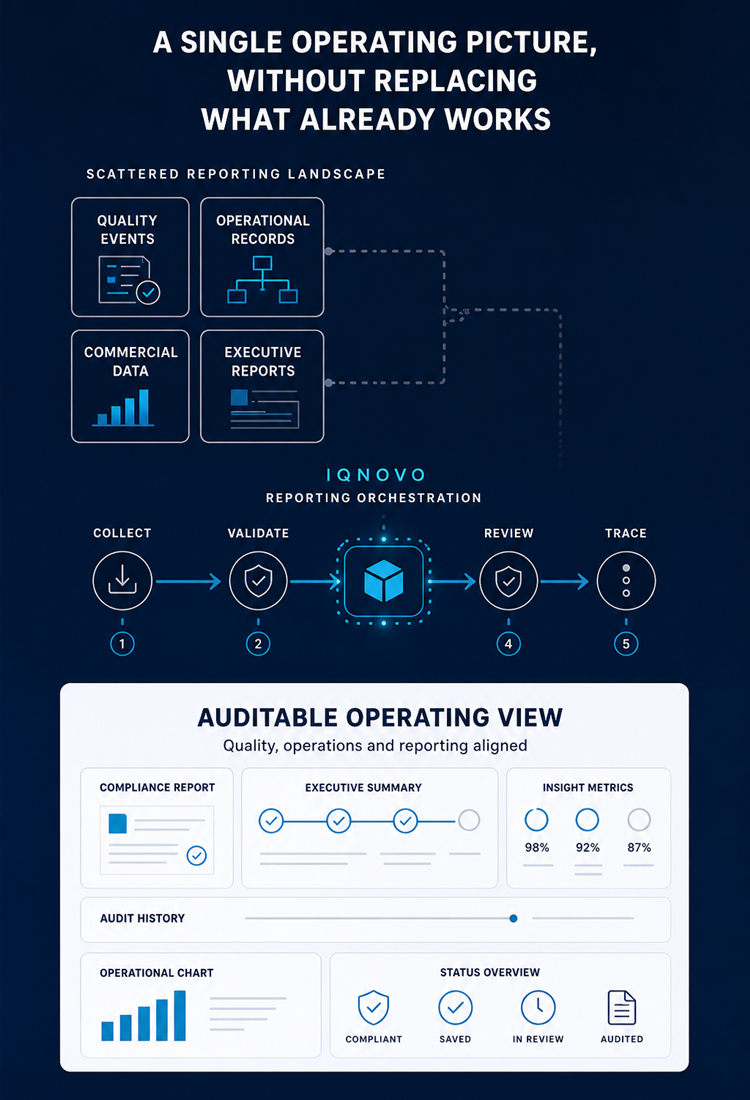 Pharmaceutical compliance reporting automation flow